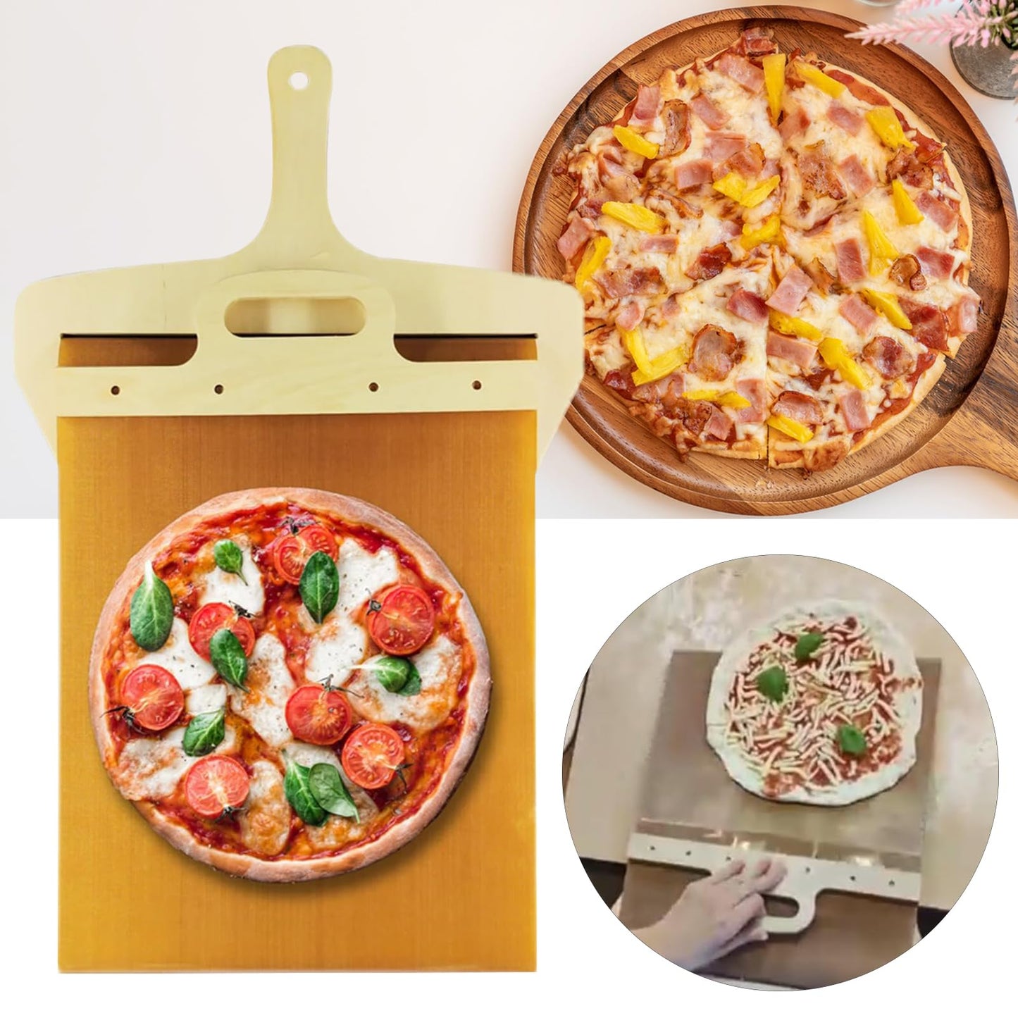 SliceDock Pizza lapát