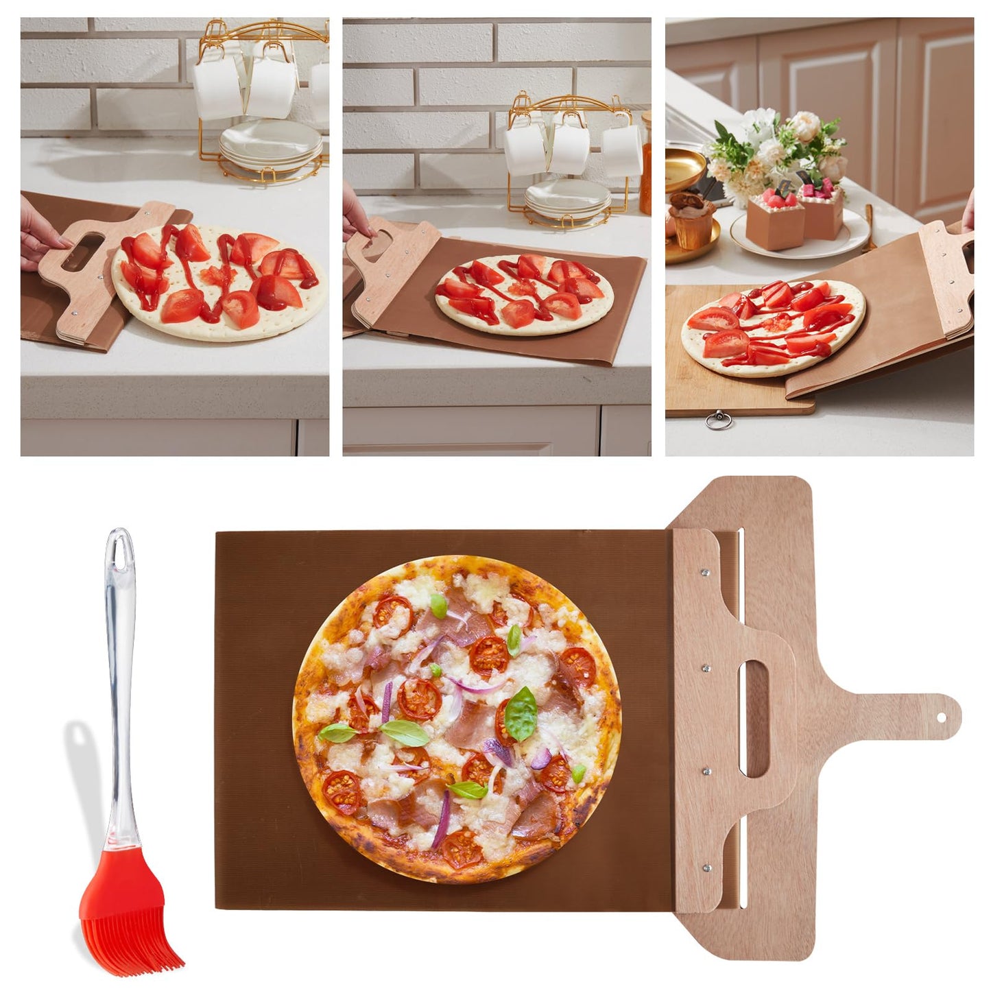 SliceDock Pizza lapát
